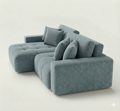 Sofá Cama Duomo Cotelé | Extensible – SofaChile