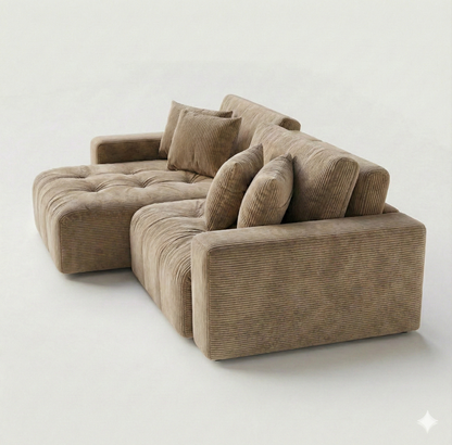 Sofá Cama Duomo Cotelé | Extensible – SofaChile